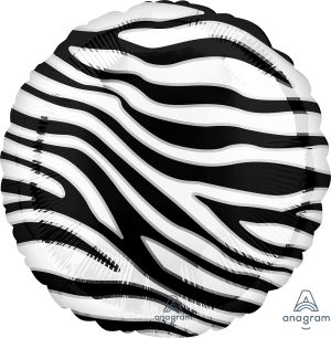 18" Zebra Print (non-packaged) Balloon