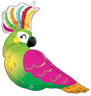 SuperShape Tropical Parrot Balloon
