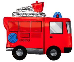 SuperShape Fire Truck 2 Balloon