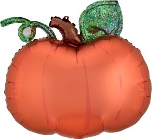 SuperShape Satin Pumpkin Balloon