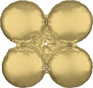 30" MagicArch White Gold Balloon