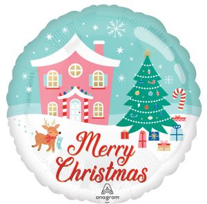 18" Nostalgic Christmas Wonderland Balloon