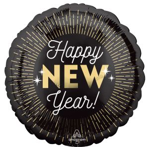 18" New Year Midnight Glam Balloon