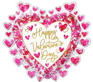 SuperShape Heartful Valentines Day Balloon