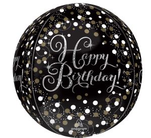 Orbz Sparking Birthday Balloon
