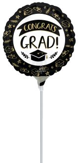 09" Sketched Congrats Grad Balloon