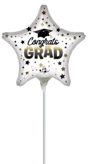 09" Diffused Ombre Congrats Grad Balloon