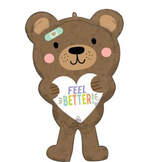SuperShape Feel Better Bear Balloon