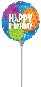 09" Happy Birthday Balloons