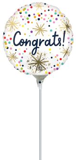 04" Confetti Sprinkle Congrats Balloon