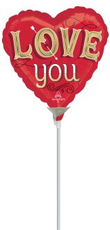 04" Just My Type Love You Balloon