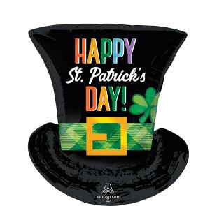 SuperShape St. Patricks Day Top Hat Balloon