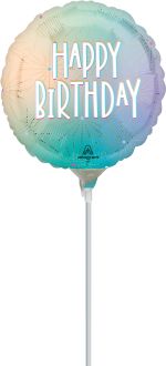09" Pastel Dream Happy Birthday Balloon
