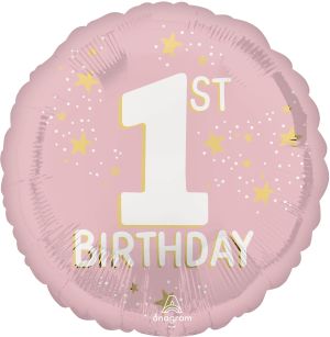 Standard Little Miss One-derful 1st Birthday Balloon