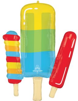 SuperShape Pool Party Popsicle Balloon