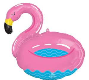 SuperShape Pool Party Flamingo Balloon