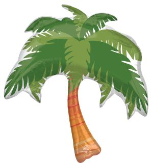 SuperShape Beach Life Palm Tree Balloon
