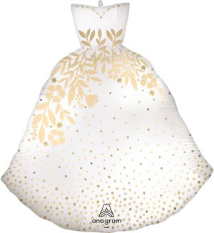 SuperShape Satin Let's Toast Balloon