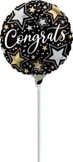 09" Congrats Stars Balloon