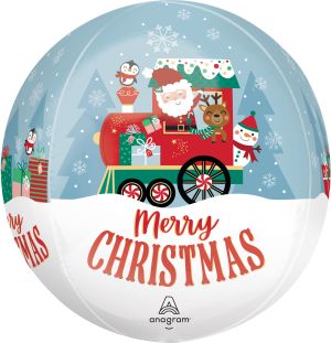 Orbz North Pole Express Christmas Balloon