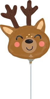 MiniShape North Pole Express Reindeer Balloon