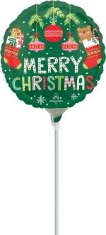09" Beary Christmas Balloon