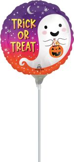 09" Satin Trick or Treat Balloon