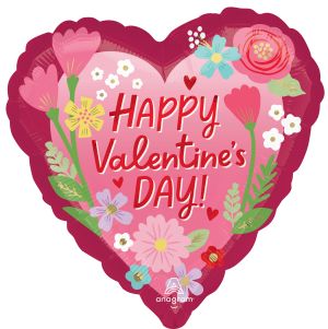 Standard Sending Flowers Valentine Balloon