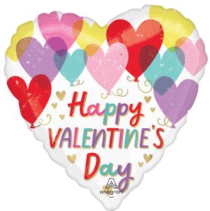 Standard Hearts on Hearts Valentine Balloon