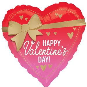 Standard Satin Better with Bows Valentine Balloon