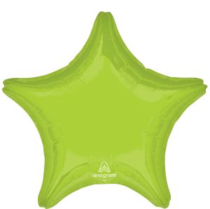 18" Vibrant Green Star Balloon