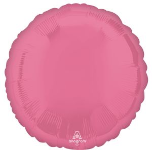 18" Vibrant Pink Circle Balloon