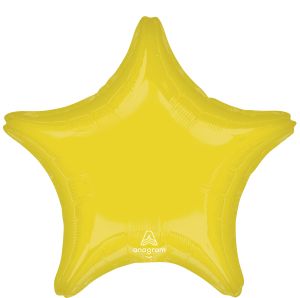 18" Vibrant Yellow Star Balloon