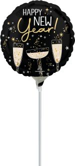 09" Bubbly New Year Balloon