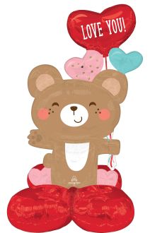 AirLoonz Junior Love You Bear Hug Balloon