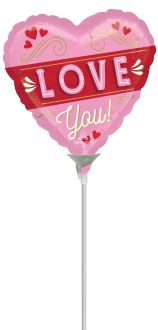 09" Retro Love Balloon