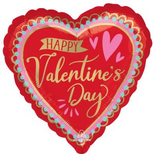 Jumbo Happy Valentines Day Artistic Affection Balloon