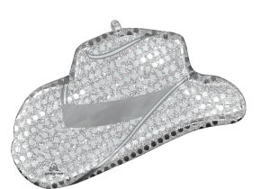 SuperShape Disco Western Hat Balloon