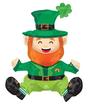 CI: Sitting Figurine Lucky Leprechaun Balloon