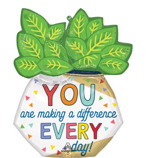 SuperShape You are Making a Difference Balloon