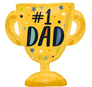 SuperShape #1 Dad Trophy Balloon