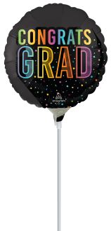 04" Satin Cosmic Future Grad Balloon