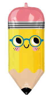 SuperShape Write On Pencil Balloon