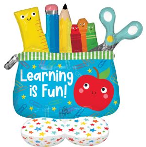 AirLoonz Junior School In Session Pencil Pouch Balloon