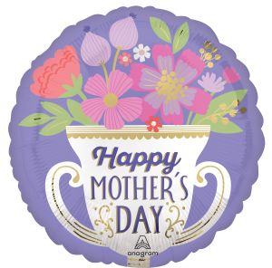 Standard Satin Happy Mother's Day Trophy Balloon