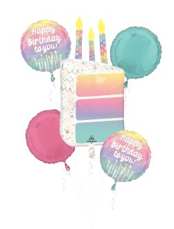 Bouquet Pearlized Birthday Balloon