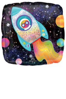 Standard Outer Space Rocket Ship Balloon