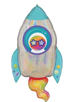 SuperShape Outer Space Rocket Ship Balloon