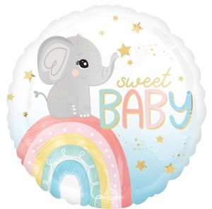 Standard Satin Baby Elephant Balloon