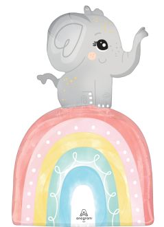 SuperShape Satin Baby Elephant Balloon